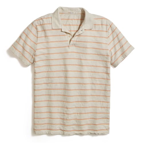 laydown image of Heavy Slub Polo