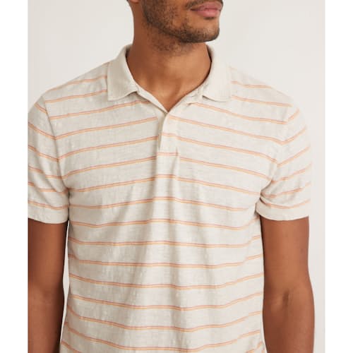 laydown image of Heavy Slub Polo
