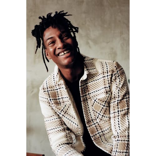 laydown image of Whiting Overshirt