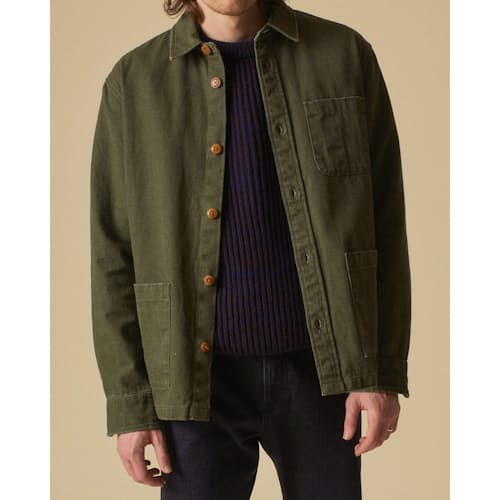 lifestyle image of Duck Dye Overshirt Jacket