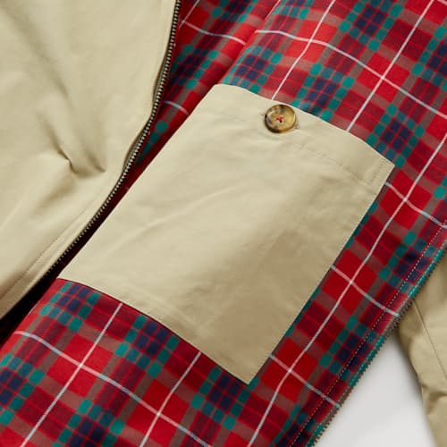 laydown detail image of G9 Harrington Jacket