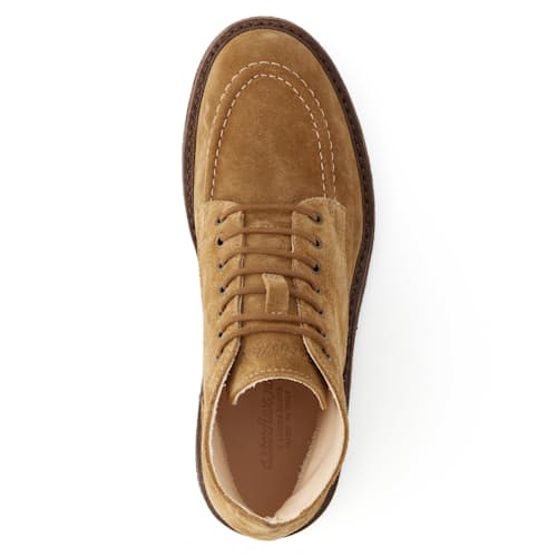 laydown image of Nuvoflex Suede Boot