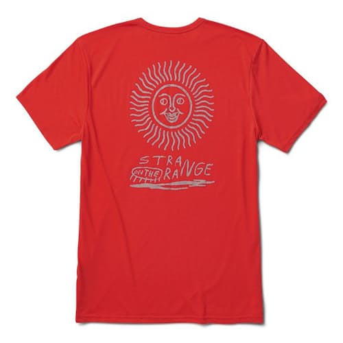 laydown image of Strange on the Range Run Amok T-Shirt