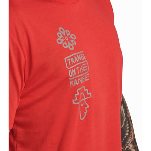lifestyle image of Strange on the Range Run Amok T-Shirt