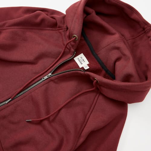 laydown image of 10-Year Full Zip Hoodie