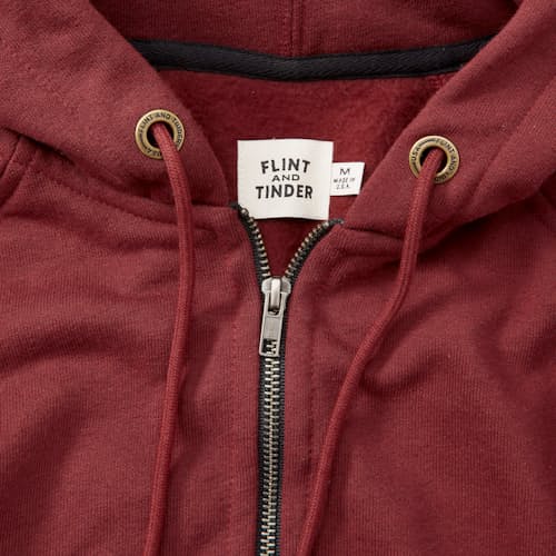 laydown image of 10-Year Full Zip Hoodie