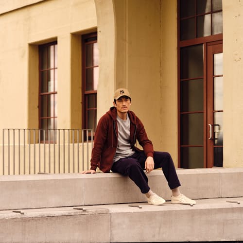 laydown image of 10-Year Full Zip Hoodie