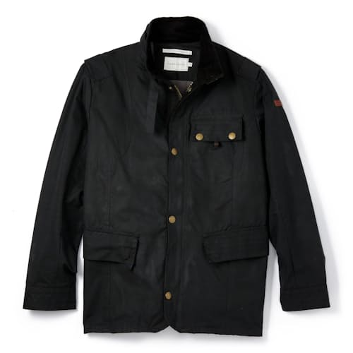 laydown image of Waxed Bexley Jacket