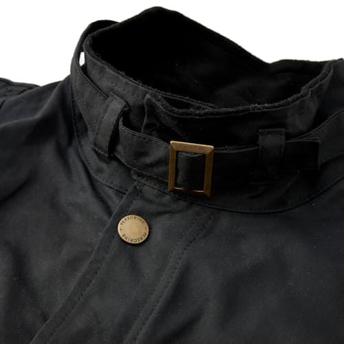 laydown image of Waxed Bexley Jacket