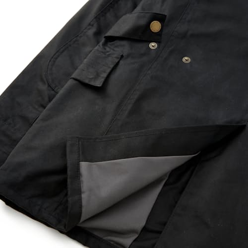 laydown image of Waxed Bexley Jacket