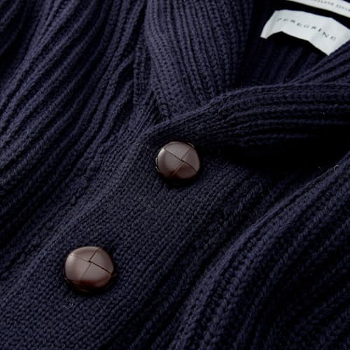 lifestyle image of Wilkinson Merino Wool Cardigan Sweater
