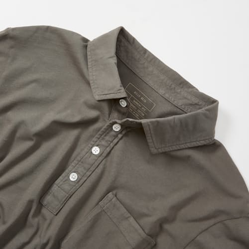 laydown detail image of Pensacola Long Sleeve Polo