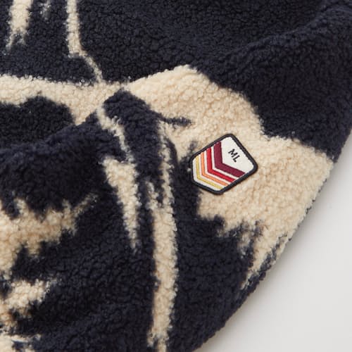 laydown detail image of Mountain Scene Quarter-Zip Fleece - Exclusive