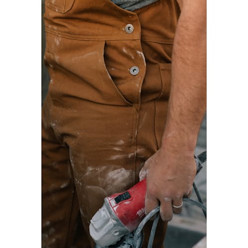 laydown image of Tatham Duck Canvas Overall