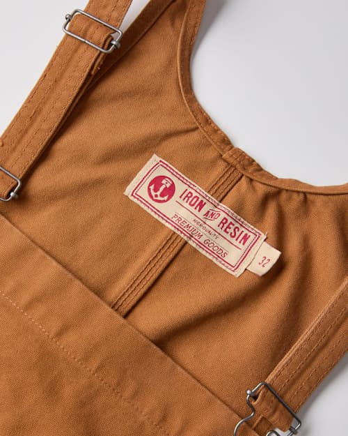 laydown detail image of Tatham Duck Canvas Overalls