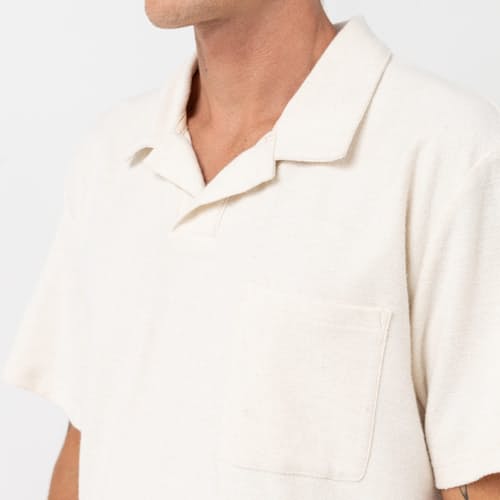 laydown image of Vintage Terry Polo