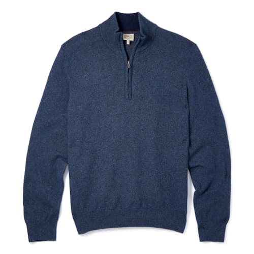 laydown image of Jackson Quarter Zip Sweater