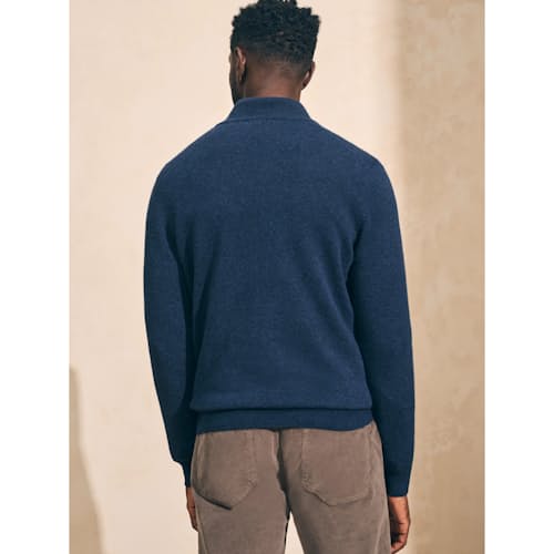 laydown detail image of Jackson Quarter Zip Sweater