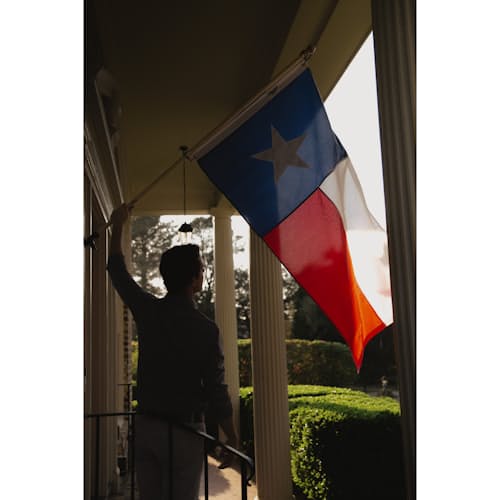 laydown image of Texas Flag Set