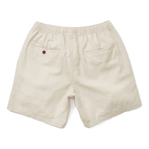 laydown image of Isaiah Cotton Linen Local Short - 7"