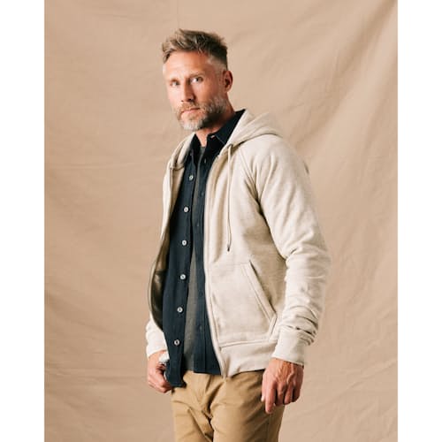lifestyle image of 10-Year Full Zip Hoodie