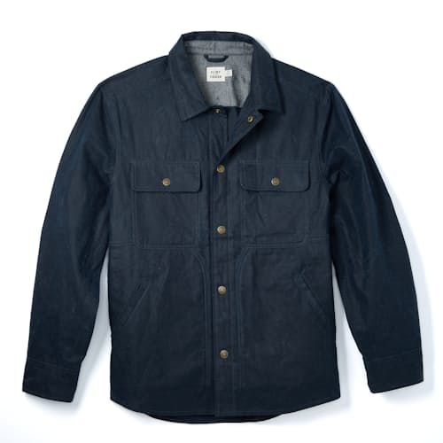 laydown image of The Bighorn Waxed Shirt Jacket