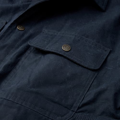 laydown detail image of The Bighorn Waxed Shirt Jacket