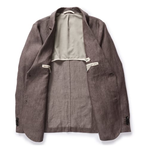 laydown image of The Sheffield Linen Blazer