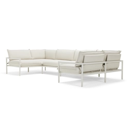 laydown image of The Terra Outdoor Sectional - 6 Piece