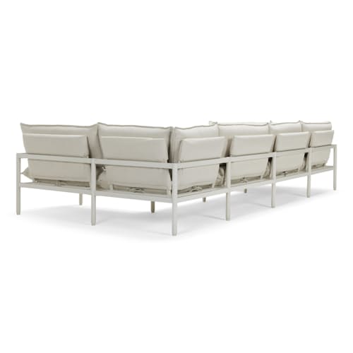laydown image of The Terra Outdoor Sectional - 6 Piece