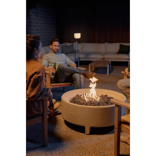 lifestyle image of Rook Fire Table - Natural Gas