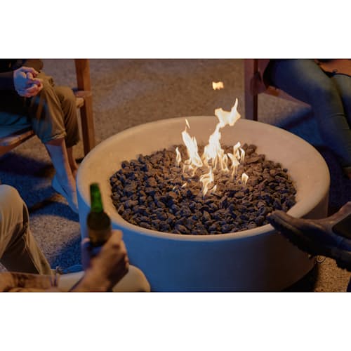 lifestyle image of Rook Fire Table - Natural Gas