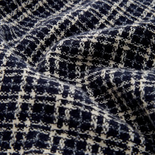 lifestyle image of Reverse Tweed Snow Check Long Sleeve Shirt