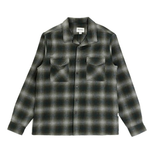 laydown image of Plaid Flannel Shirt