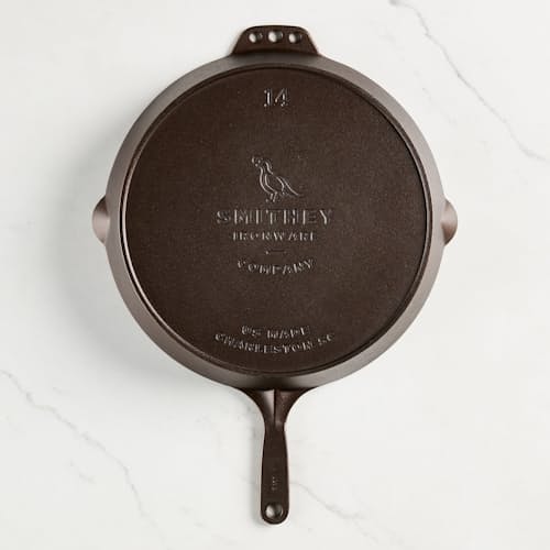 laydown image of No. 14 Cast Iron Skillet