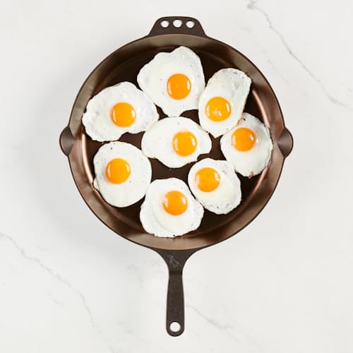 laydown image of No. 14 Cast Iron Skillet