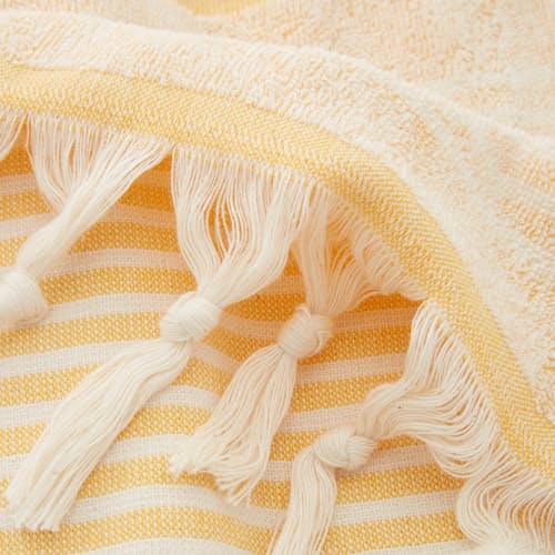 laydown image of Capri Terry Beach Towel
