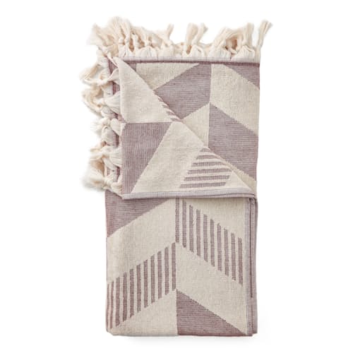 laydown image of Bodrum Terry Beach Towel