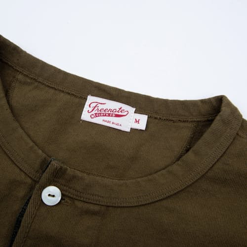 lifestyle image of American Heavyweight Knit Henley