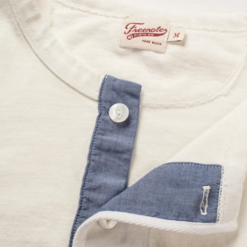 lifestyle image of American Heavyweight Knit Henley