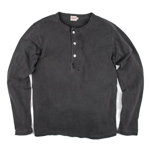 laydown image of American Heavyweight Knit Henley