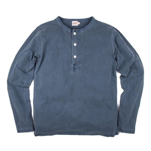 laydown image of American Heavyweight Knit Henley