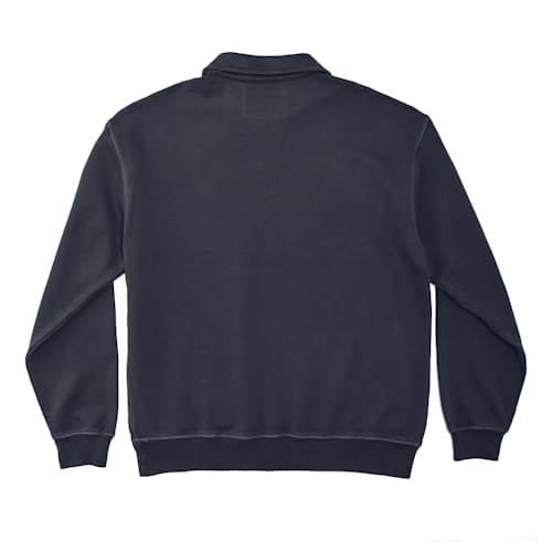 laydown image of Cotton Terry 12. oz Quarter Zip Sweatshirt