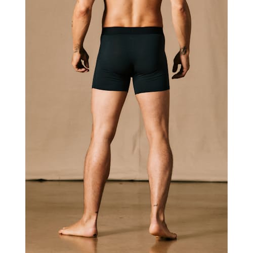 on model image of 72-Hour Merino Boxer Briefs - 5"