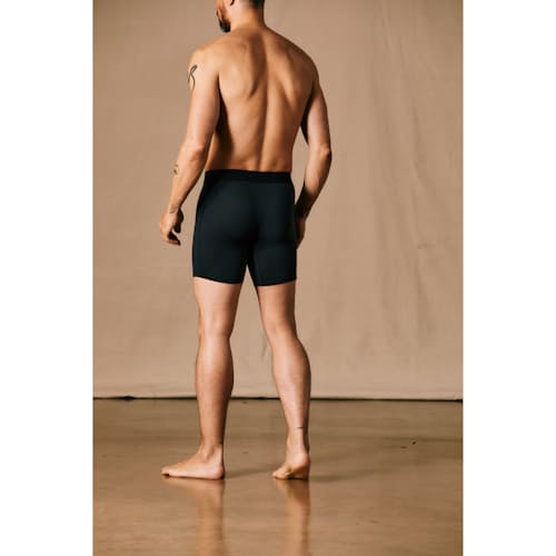 on model image of 72-Hour Merino Boxer Briefs - 7"