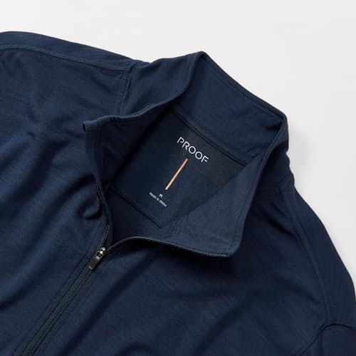 laydown detail image of 72-Hour Merino UPF Quarter Zip