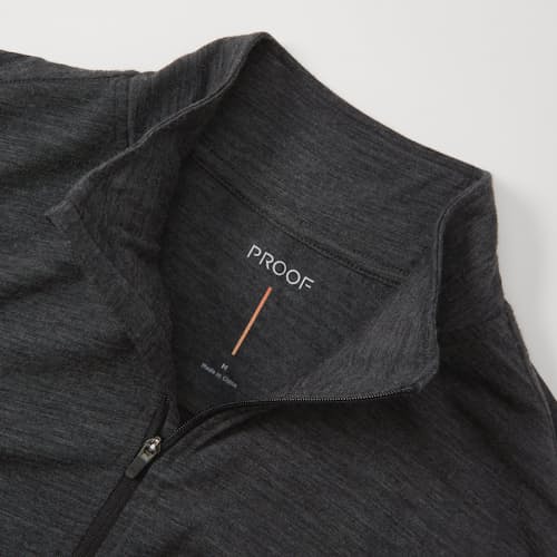 laydown detail image of 72-Hour Merino UPF Quarter Zip