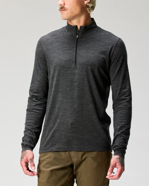 lifestyle image of 72-Hour Merino UPF Quarter Zip