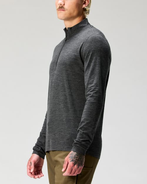 lifestyle image of 72-Hour Merino UPF Quarter Zip