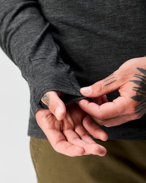lifestyle image of 72-Hour Merino UPF Quarter Zip
